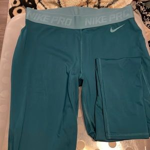 Blue Nike leggings